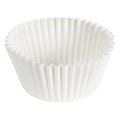 American 4.5" White Fluted Baking Cups 10000 PK 610031